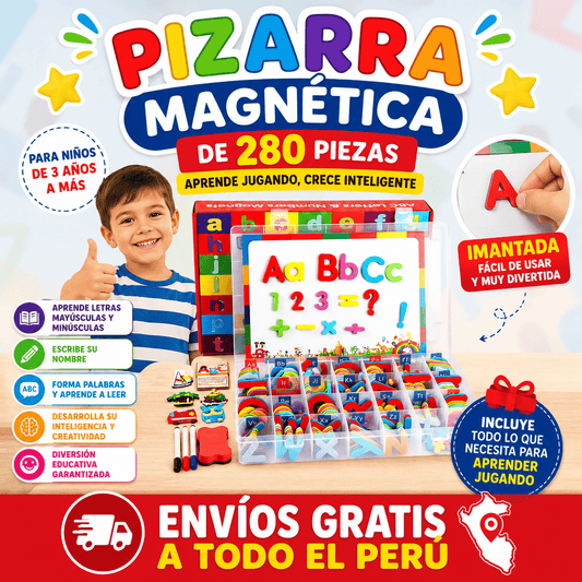 PIZARRA MAGNETICA DE 280 PIEZAS